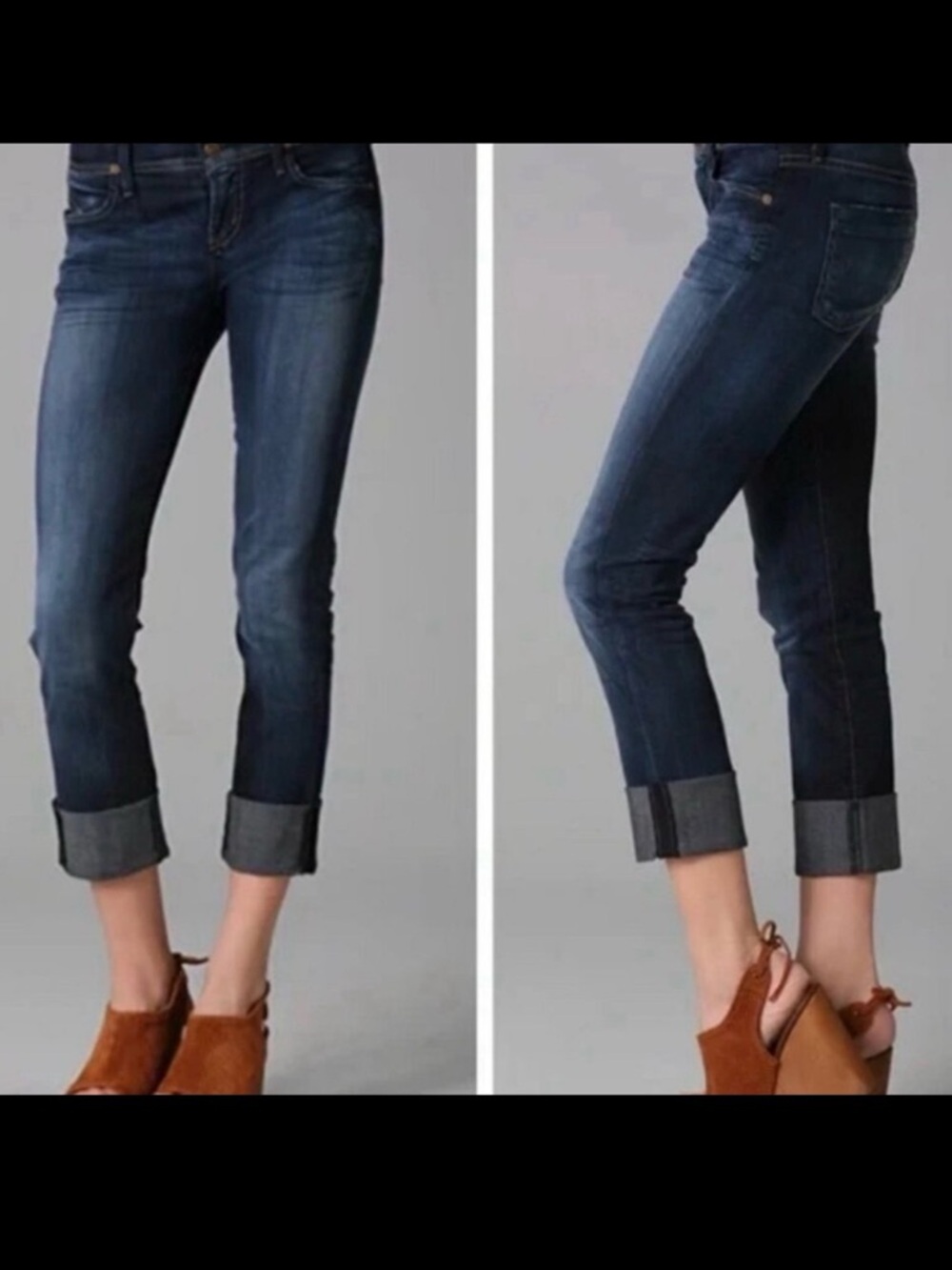 EUC Women's CITIZENS‎ OF HUMANITY Dani Cropped Straight Leg Jeans | Size 27
